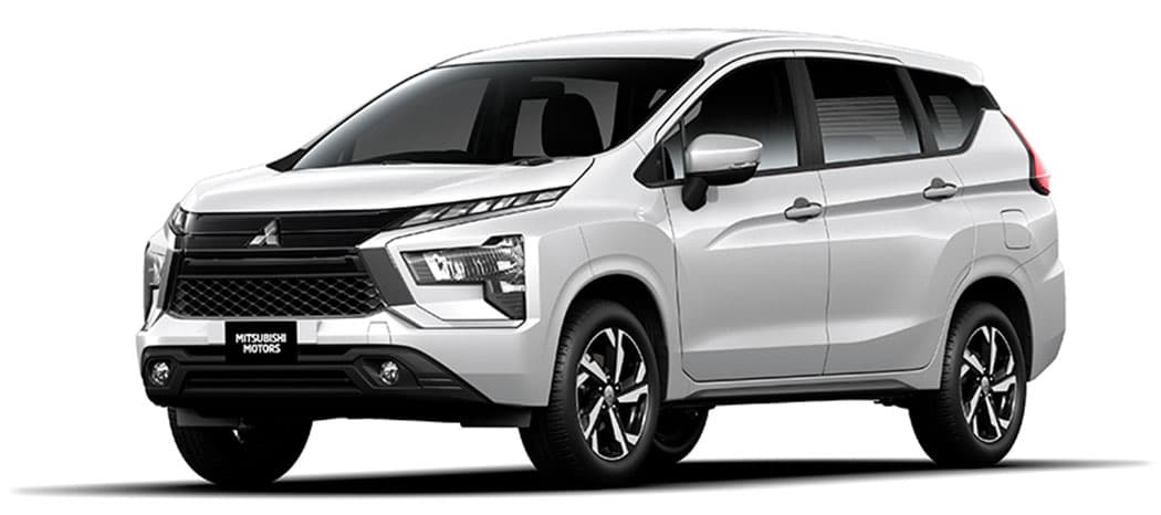 White Mitsubishi Xpander